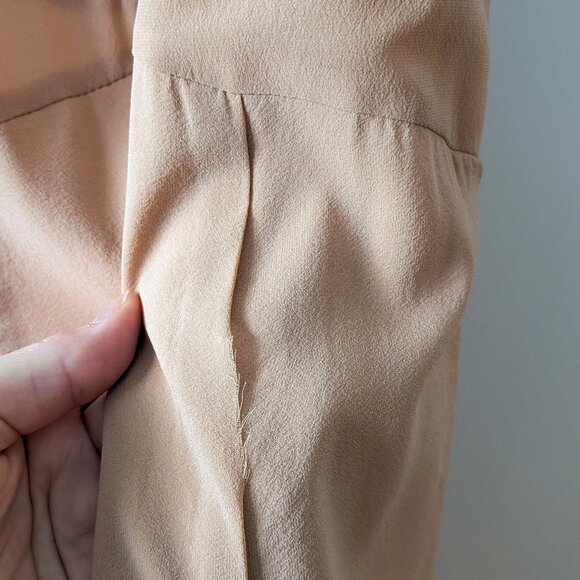 Botanica Workshop Vetiver Slip Dress Stretch Silk Blush Large --Loose Seam - Picture 3 of 6